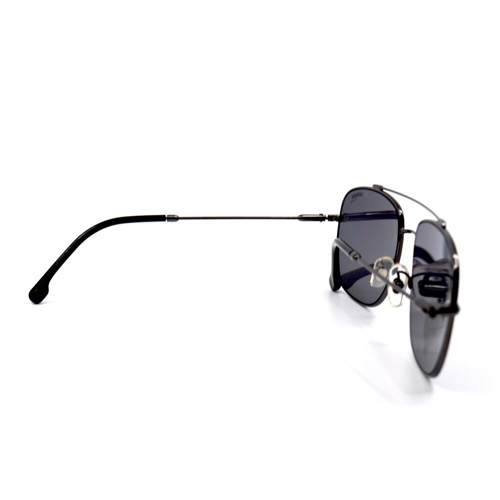 BRAND NEW CARRERA 182/F/S BLACK GREY POLARIZED AVIATOR SUNGLASSES - Picture 9 of 11